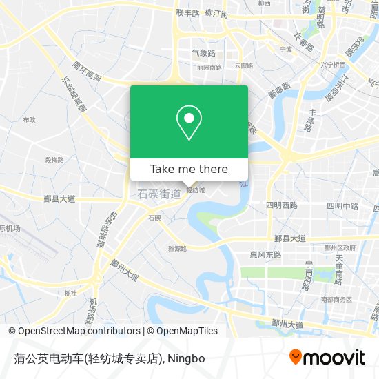 蒲公英电动车(轻纺城专卖店) map