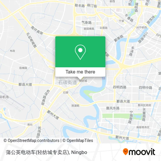蒲公英电动车(轻纺城专卖店) map
