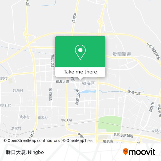 腾日大厦 map