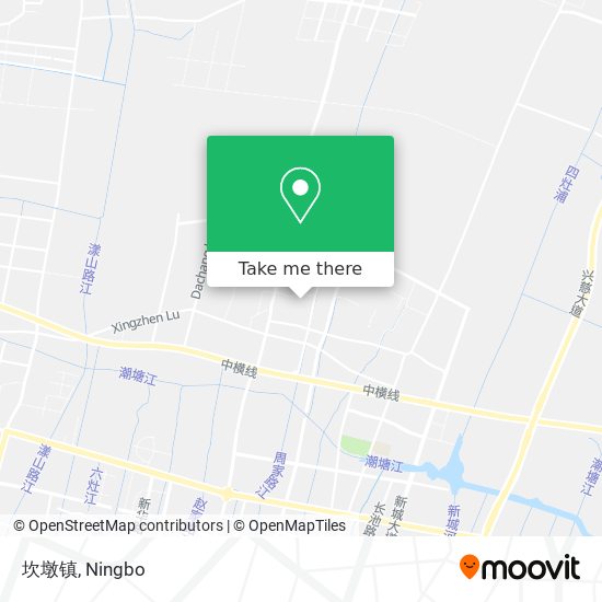 坎墩镇 map