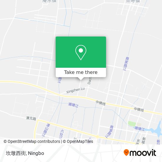 坎墩西街 map