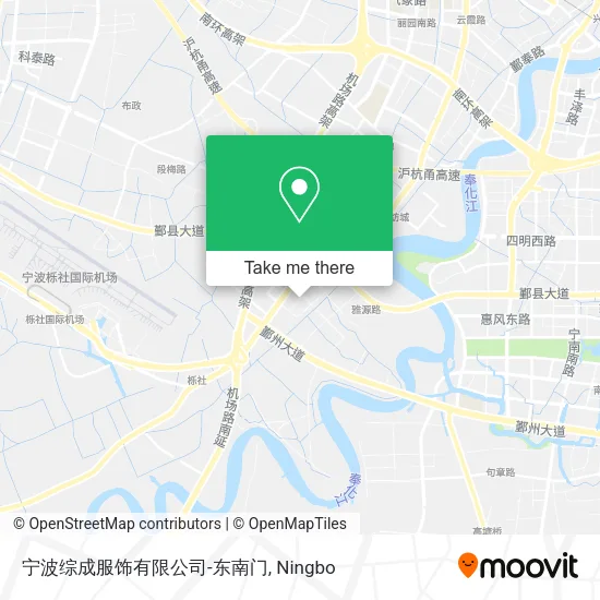 宁波综成服饰有限公司-东南门 map