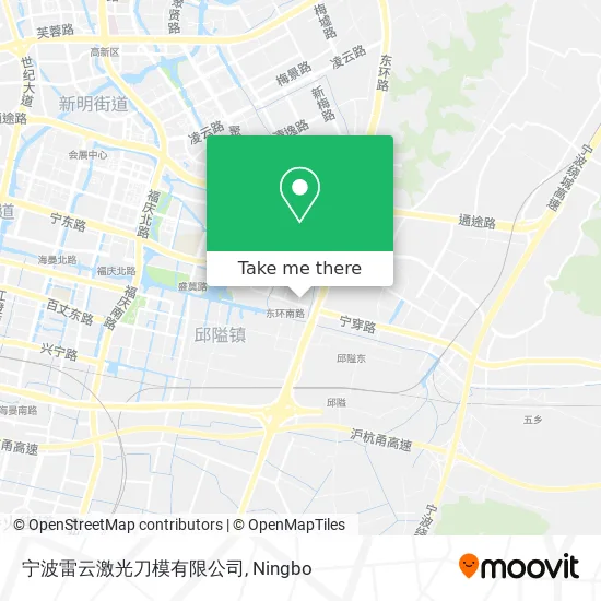宁波雷云激光刀模有限公司 map