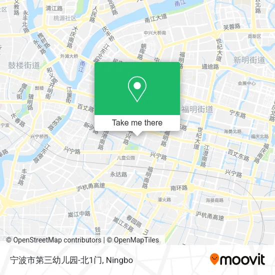 宁波市第三幼儿园-北1门 map