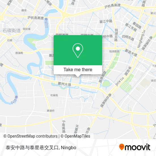 泰安中路与泰星巷交叉口 map