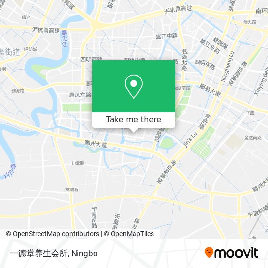 一德堂养生会所 map