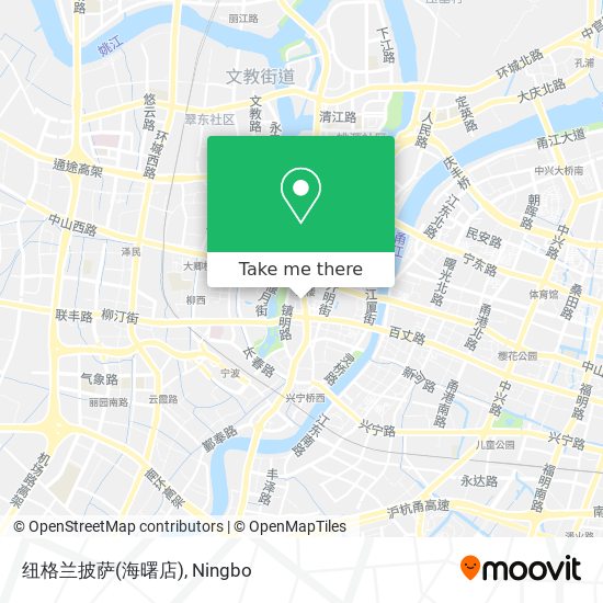 纽格兰披萨(海曙店) map