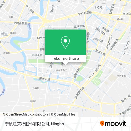 宁波纽莱特服饰有限公司 map