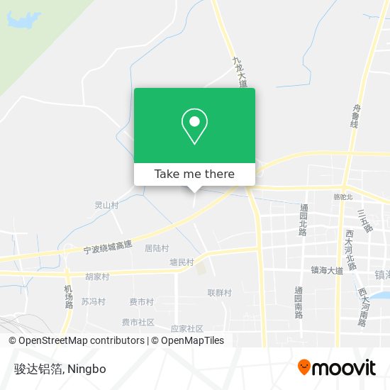 骏达铝箔 map