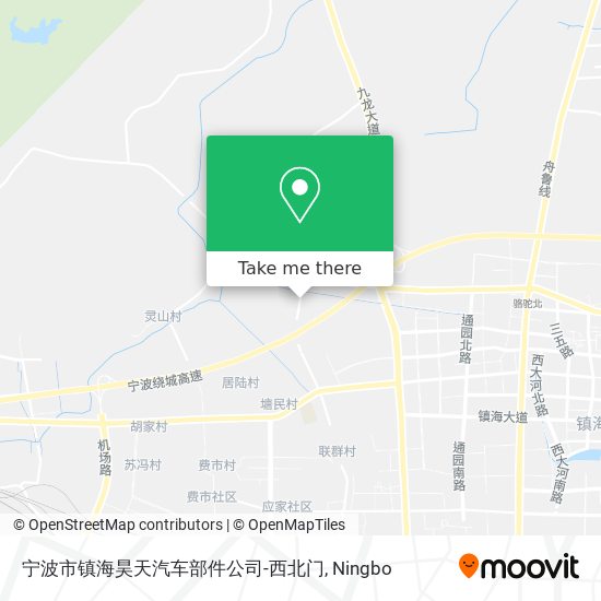 宁波市镇海昊天汽车部件公司-西北门 map
