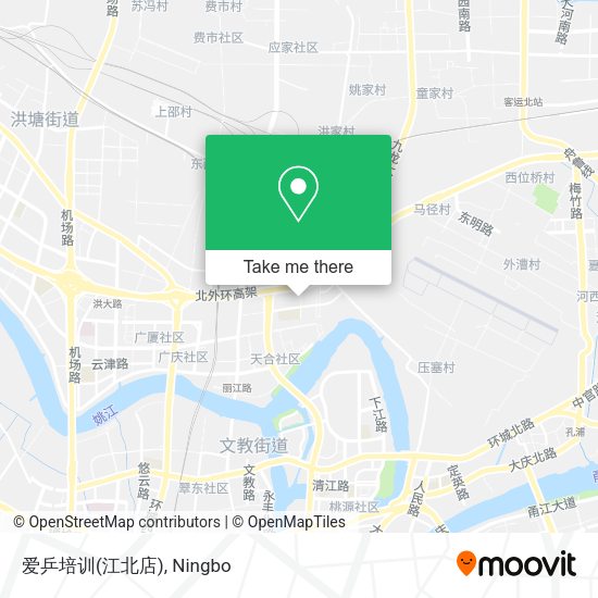 爱乒培训(江北店) map