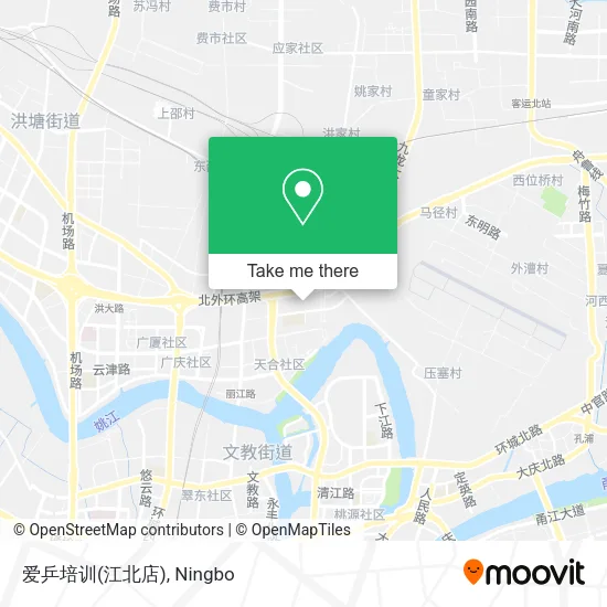 爱乒培训(江北店) map