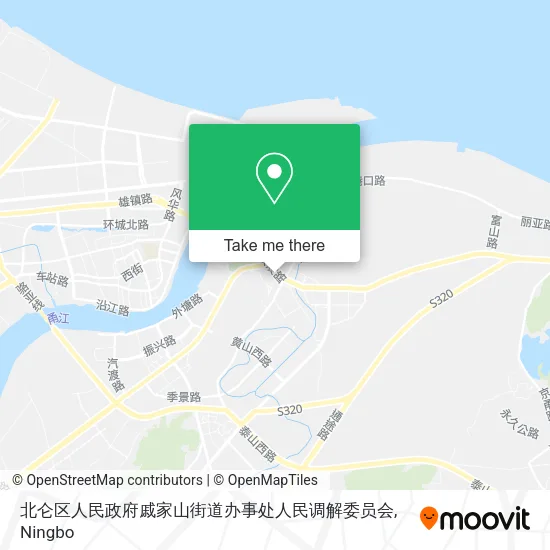 北仑区人民政府戚家山街道办事处人民调解委员会 map