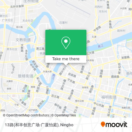 13路(和丰创意广场-广厦怡庭) map