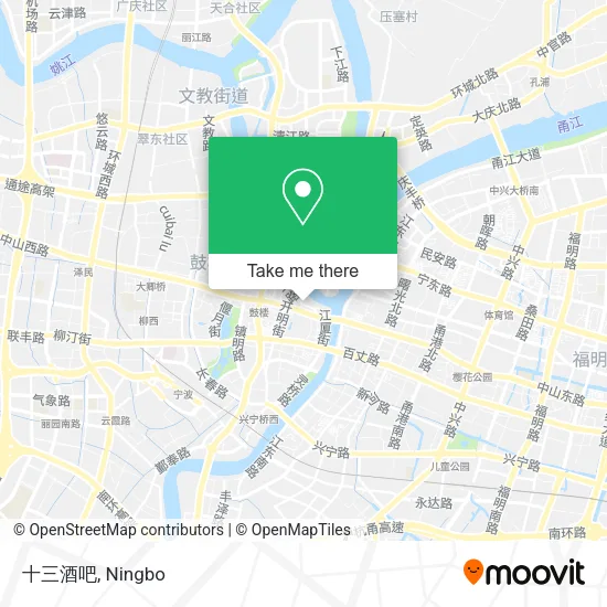 十三酒吧 map