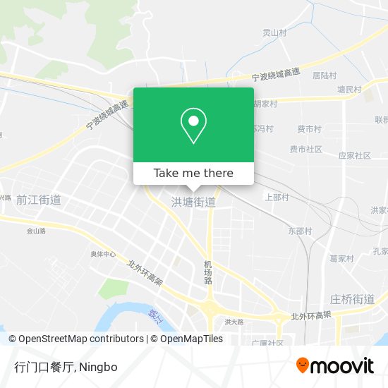 行门口餐厅 map