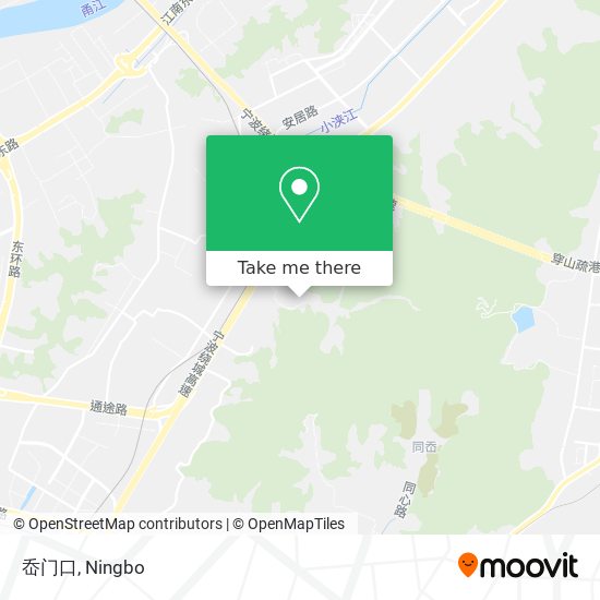 岙门口 map