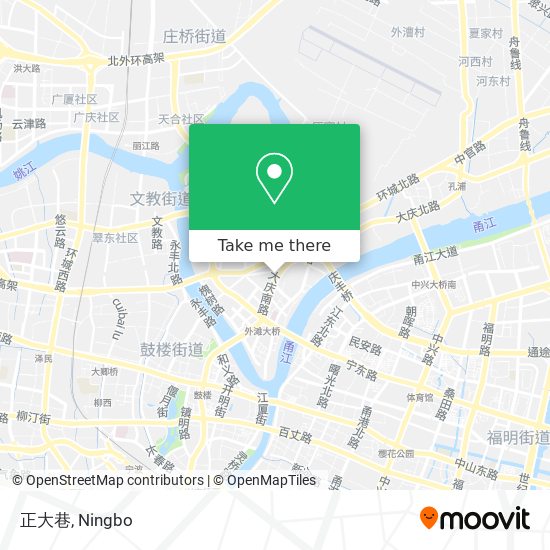 正大巷 map