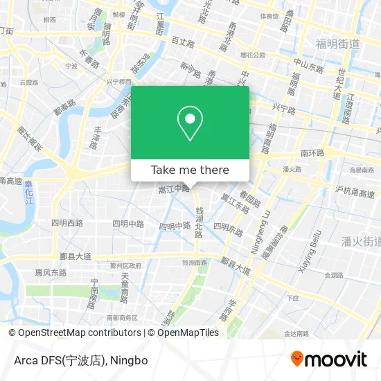 Arca DFS(宁波店) map