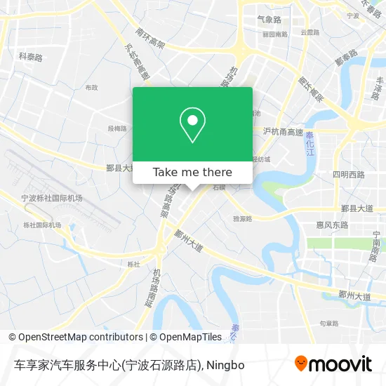 车享家汽车服务中心(宁波石源路店) map