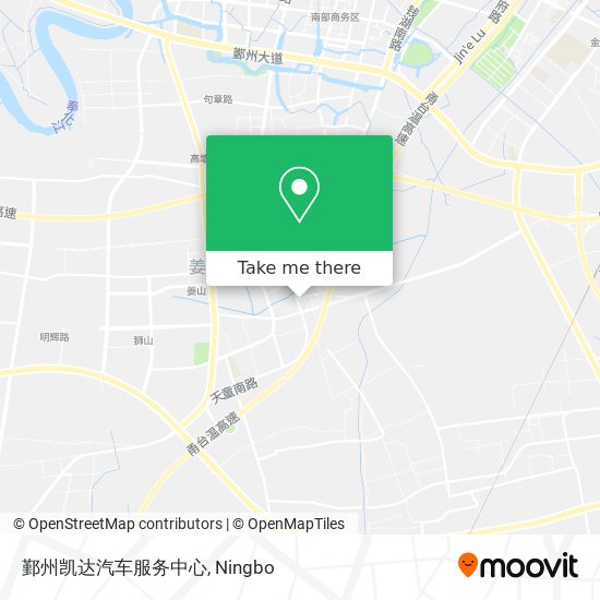 鄞州凯达汽车服务中心 map