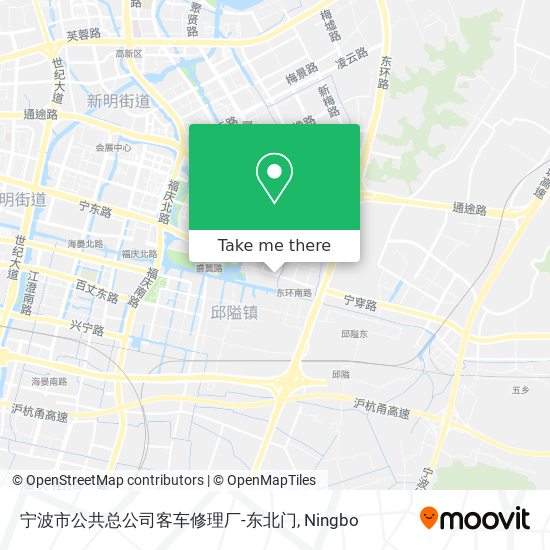 宁波市公共总公司客车修理厂-东北门 map