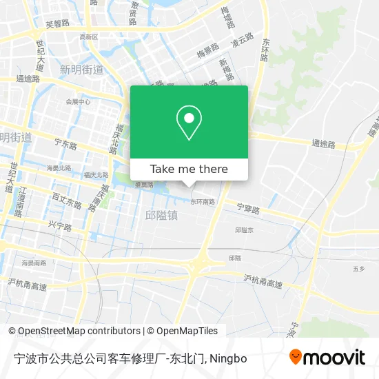 宁波市公共总公司客车修理厂-东北门 map