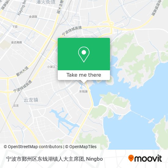 宁波市鄞州区东钱湖镇人大主席团 map