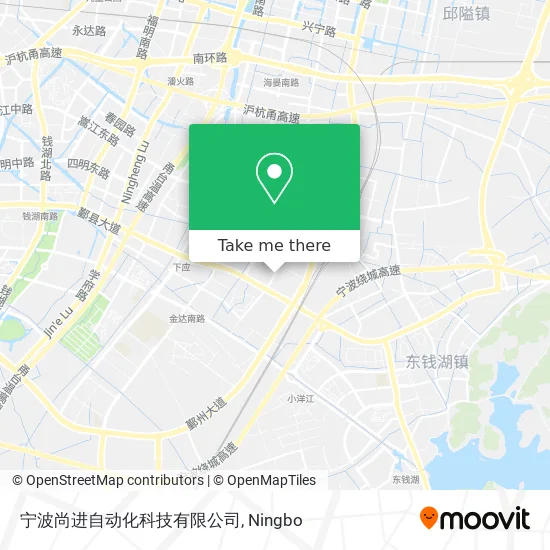 宁波尚进自动化科技有限公司 map