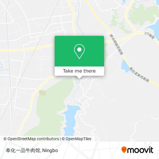 奉化一品牛肉馆 map