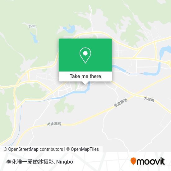 奉化唯一爱婚纱摄影 map