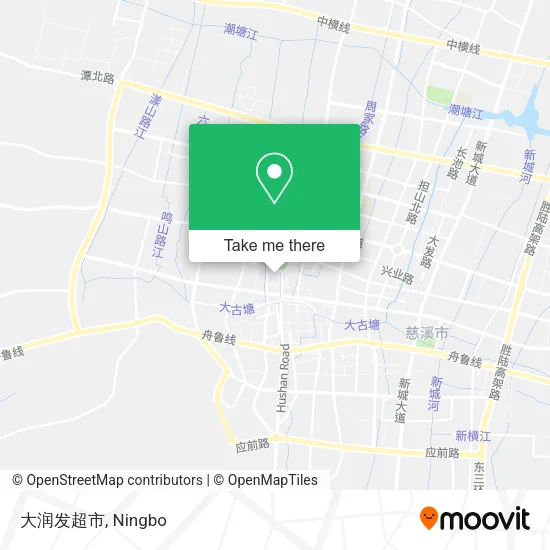 大润发超市 map