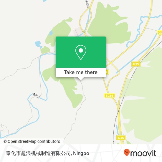 奉化市超浪机械制造有限公司 map