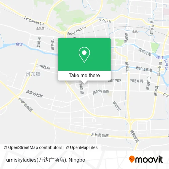umiskyladies(万达广场店) map