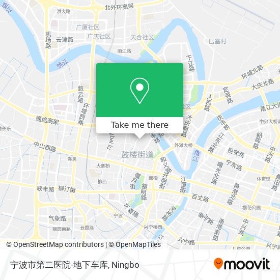 宁波市第二医院-地下车库 map