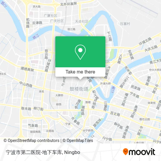 宁波市第二医院-地下车库 map