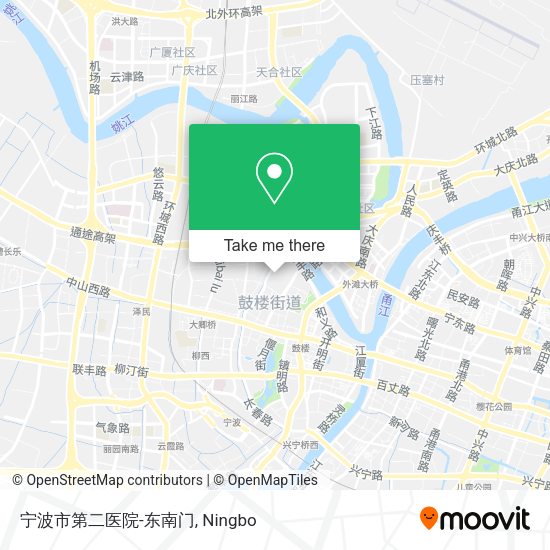 宁波市第二医院-东南门 map