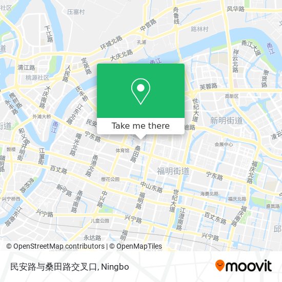 民安路与桑田路交叉口 map