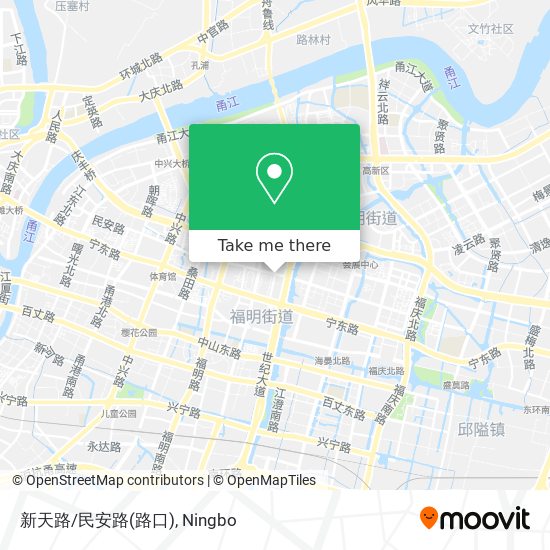 新天路/民安路(路口) map