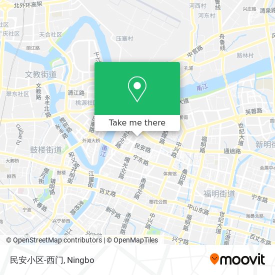 民安小区-西门 map