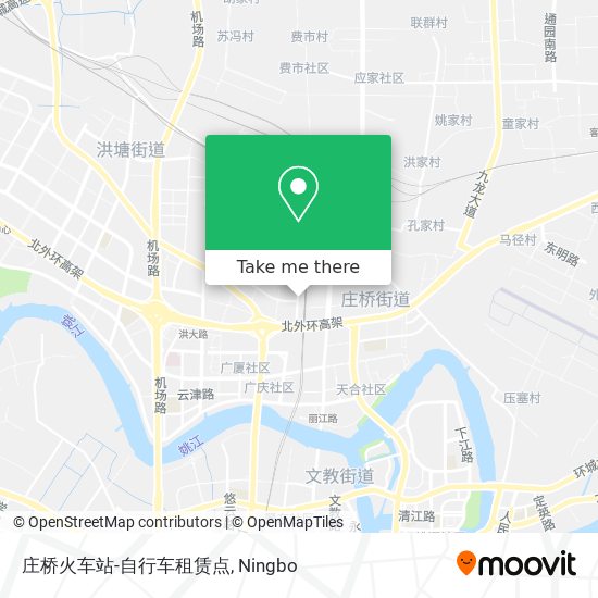 庄桥火车站-自行车租赁点 map