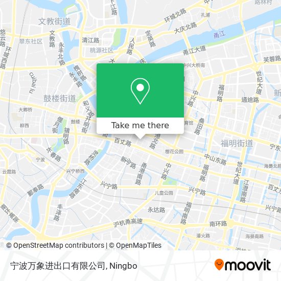 宁波万象进出口有限公司 map