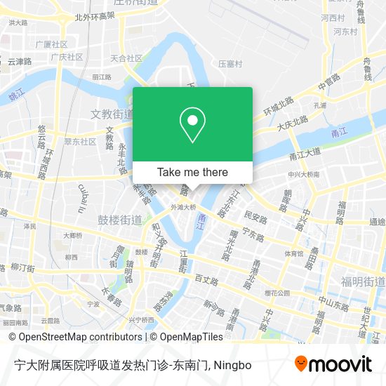宁大附属医院呼吸道发热门诊-东南门 map