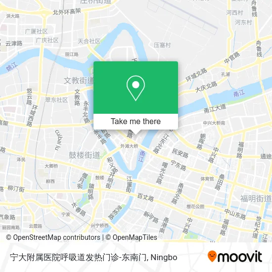 宁大附属医院呼吸道发热门诊-东南门 map