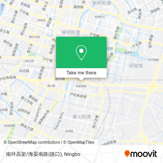 南环高架/海晏南路(路口) map
