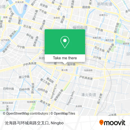 沧海路与环城南路交叉口 map