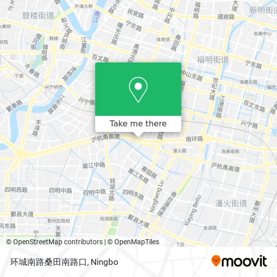 环城南路桑田南路口 map