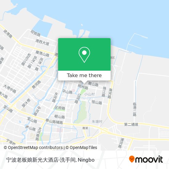 宁波老板娘新光大酒店-洗手间 map