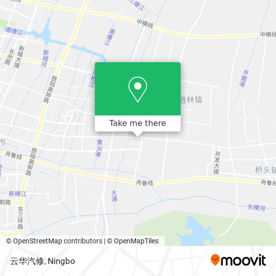 云华汽修 map