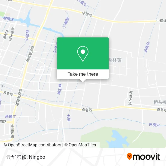 云华汽修 map